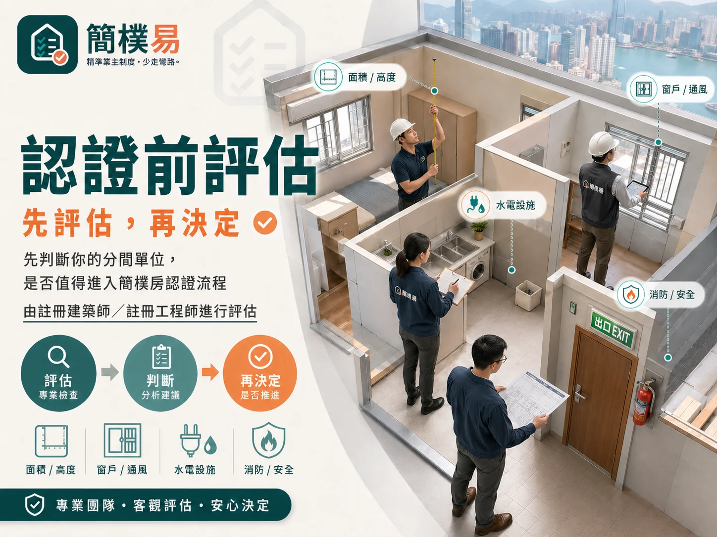 簡樸房認證前評估 Floor Plan 分析及風險判斷