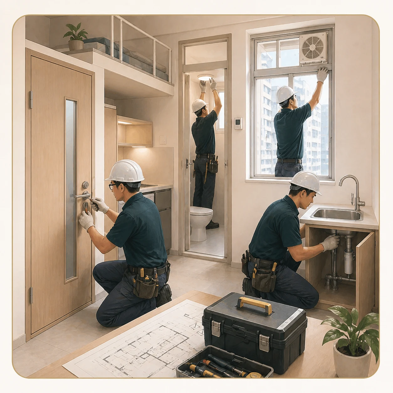 進行必要整改工程