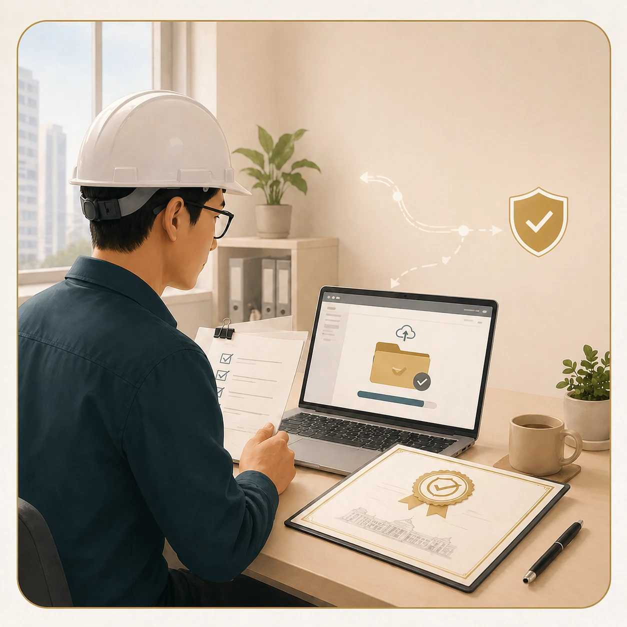 提交簡樸房認證申請